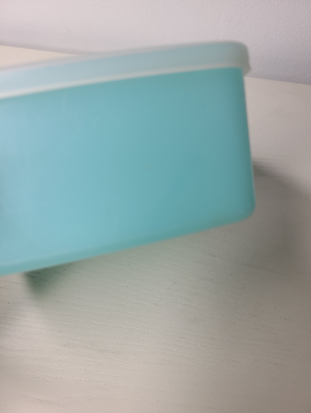 Vintage Tupperware Blue Rectangular Container Retro Kitchen - Picture 5 of 10